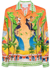 Trophy linen long-sleeve shirt